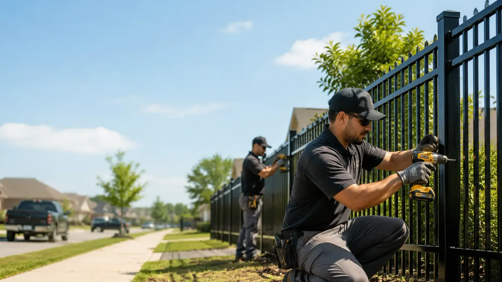 Metal Fence Installation in Slingerlands, NY